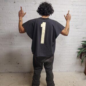 mens YZY Vultures 1  Gosha sleeveless boxy Tee / T-shirt size 2